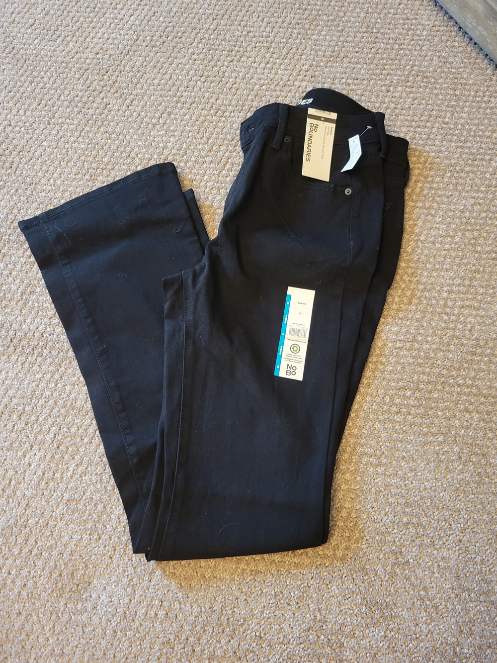 No Boundaries Women's Black Boot Cut Jeans